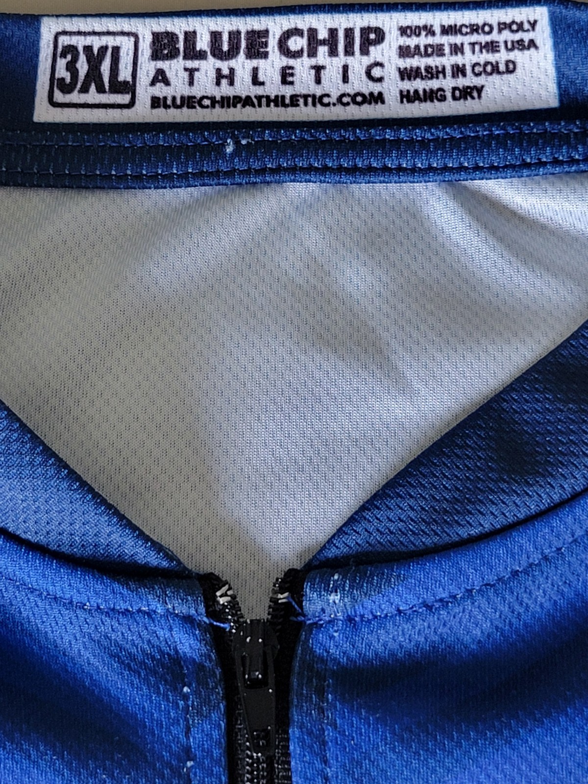 Blue Chip Athletic ILLINOIS USAW Quarter Zip Long Sleeve Mens Size 3XLarge gallery