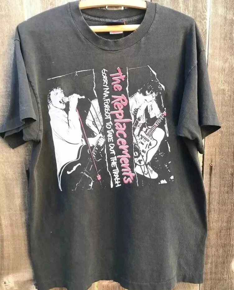 The Replacements Shirt, The Replacements Black Cotton Unisex T-shirt S-5XL BS89 gallery