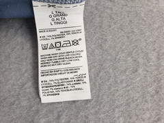 Old Navy Active Men Shirt L Light Blue Crew Neck Flat Front Pullover Casual Tee