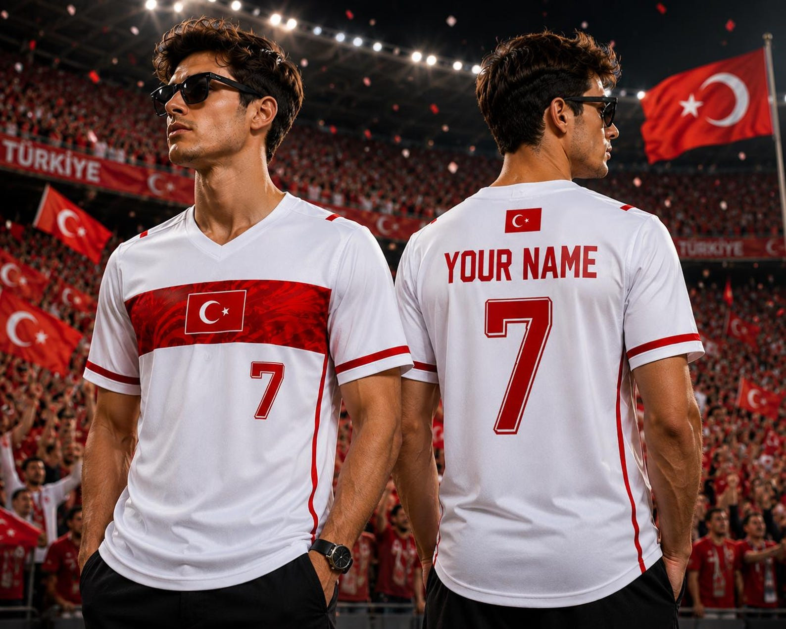 Turkey Soccer Jersey Personalized, Custom Turkiye Football Jersey, Custom Name gallery