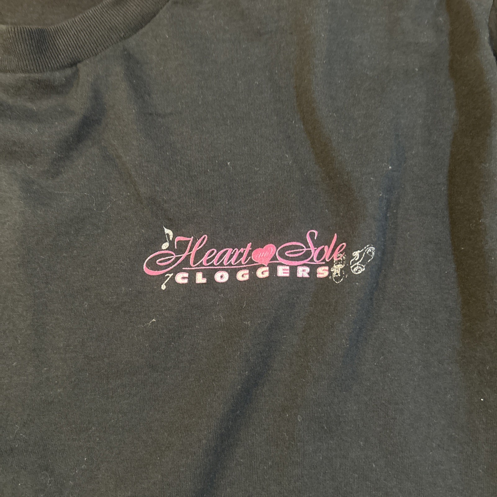 Vintage 90s Graphic T-shirt Size XL “heart and sole cloggers” gallery