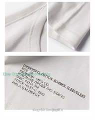 Bronson WWII Tank Top A Type Sleeveless Undershirt Cotton Tee Basic Stretch Slim