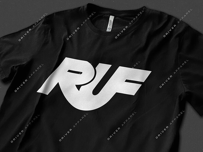 The Original Driver Apparel RUF t-Shirt Featuring the RUF Logo