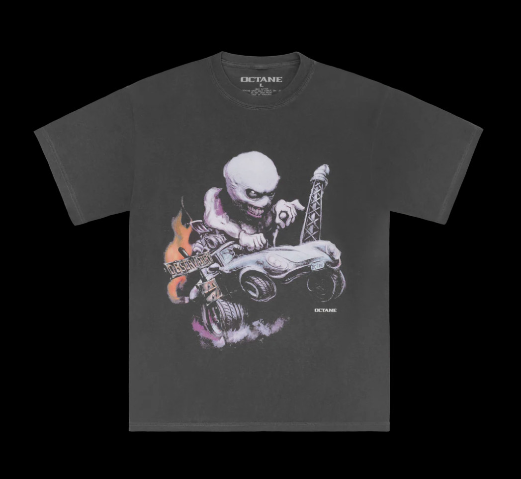 OFFICIAL EXCLUSIVE TOUR MERCH-VINTAGE RACING TEE-SIZE M-OCTANE-DON TOLIVER