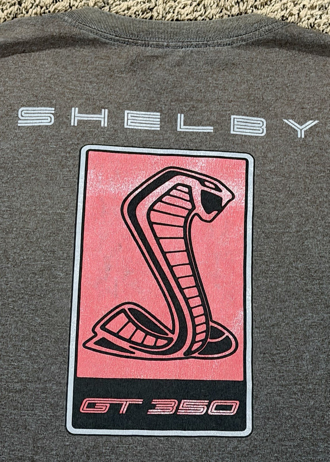 David Carey Officially Licensed Shelby Cobra Front/Back Print Tee, 3XL gallery