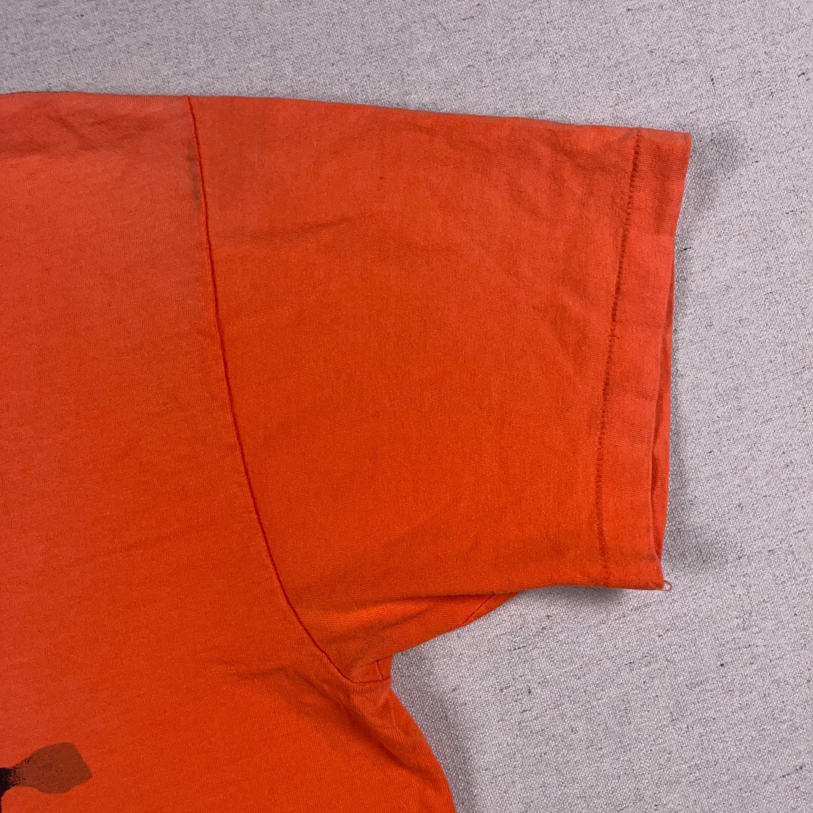 Vtg T Shirt Mens Large Amharic Ethiopian Eritrea Orange Single Stitch USA gallery