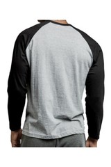 DBFL Top Pro Men’s Long Sleeve Colorblocked Baseball Tee