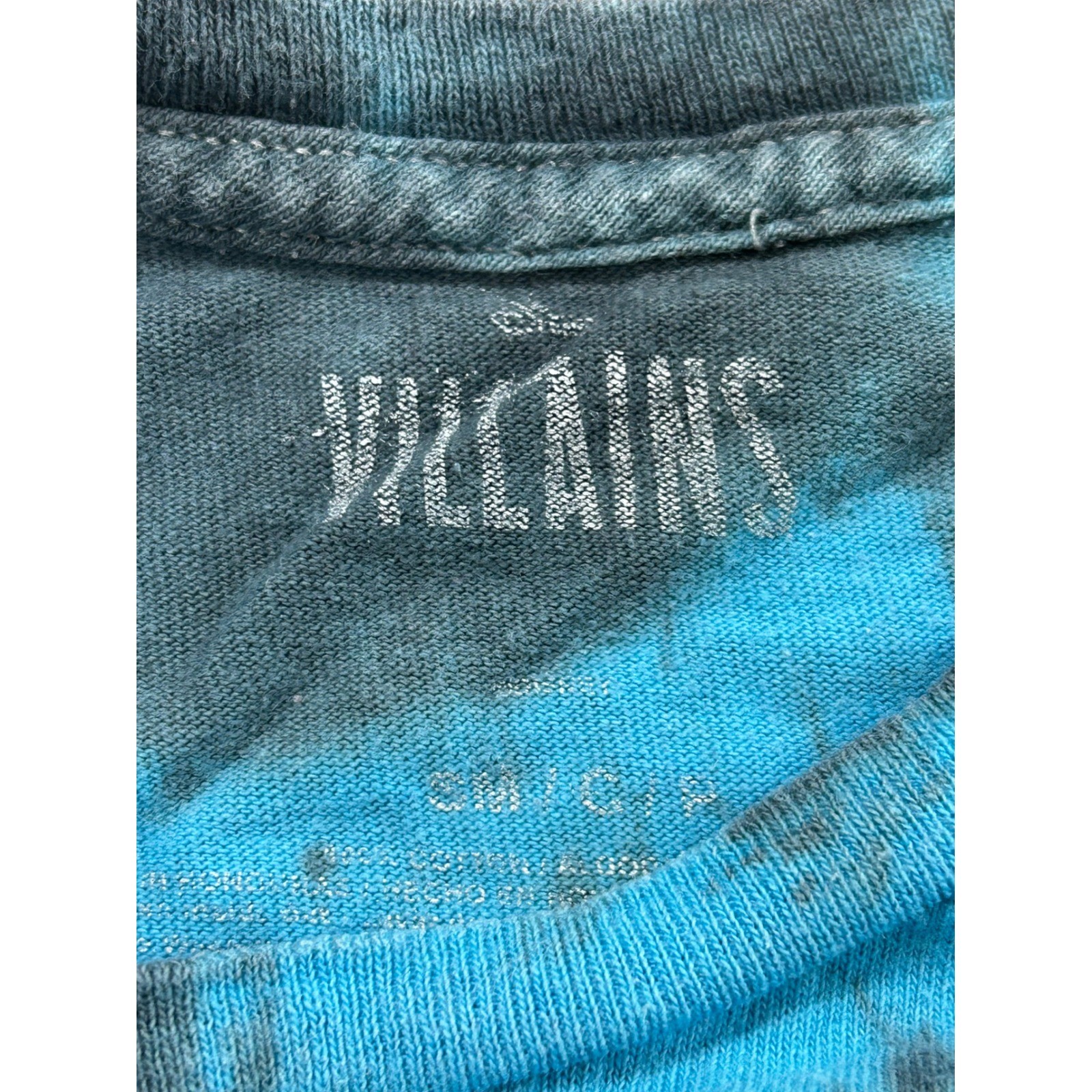 Disney Villains Hades Shirt Mens Small Blue Black Tie Dye God of the Underworld gallery