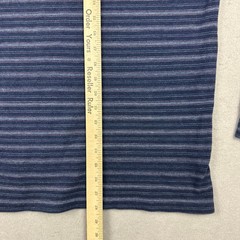 Marine Layer Shirt Men Large Blue Stripe Crew Long Sleeve Cotton Casual Top L