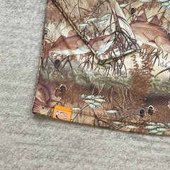 Aftco Guy Harvey Camouflage Shirt Medium Brown Performance Fish Hiker Boat Shark