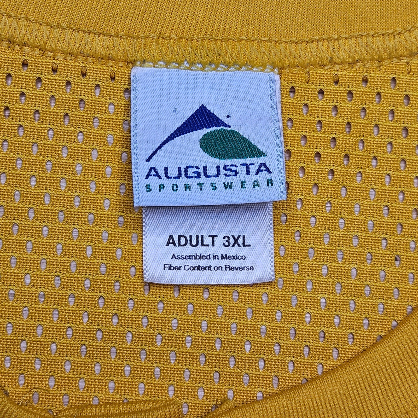 Charm Blow Pop Augusta Sportswear Yellow Mesh Short Sleeve Jersey T-Shirt 3XL gallery
