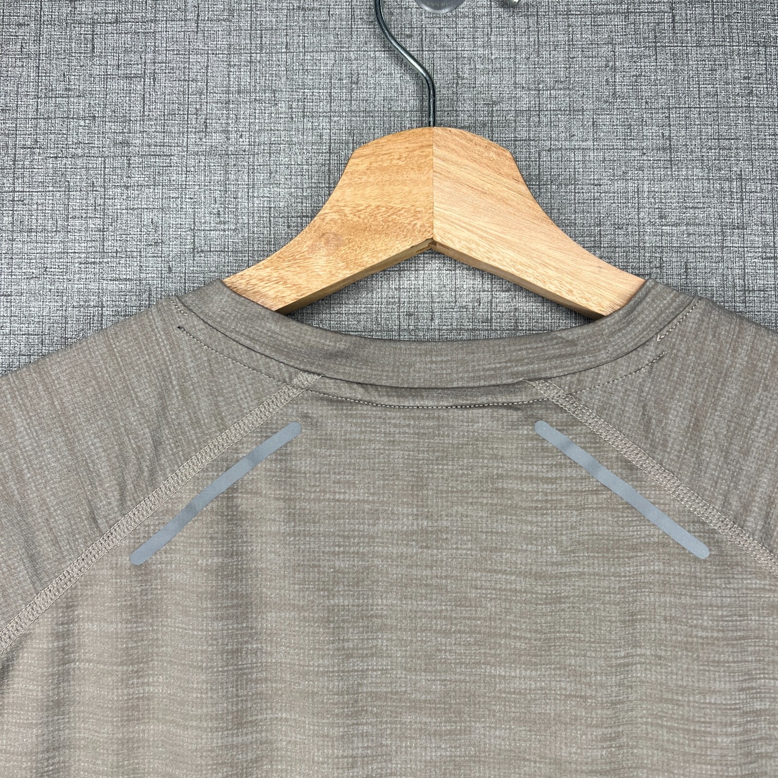 Thousand Mile T Shirt Men's S Light Brown Nylon Blend Short Sleeve Athletic gallery