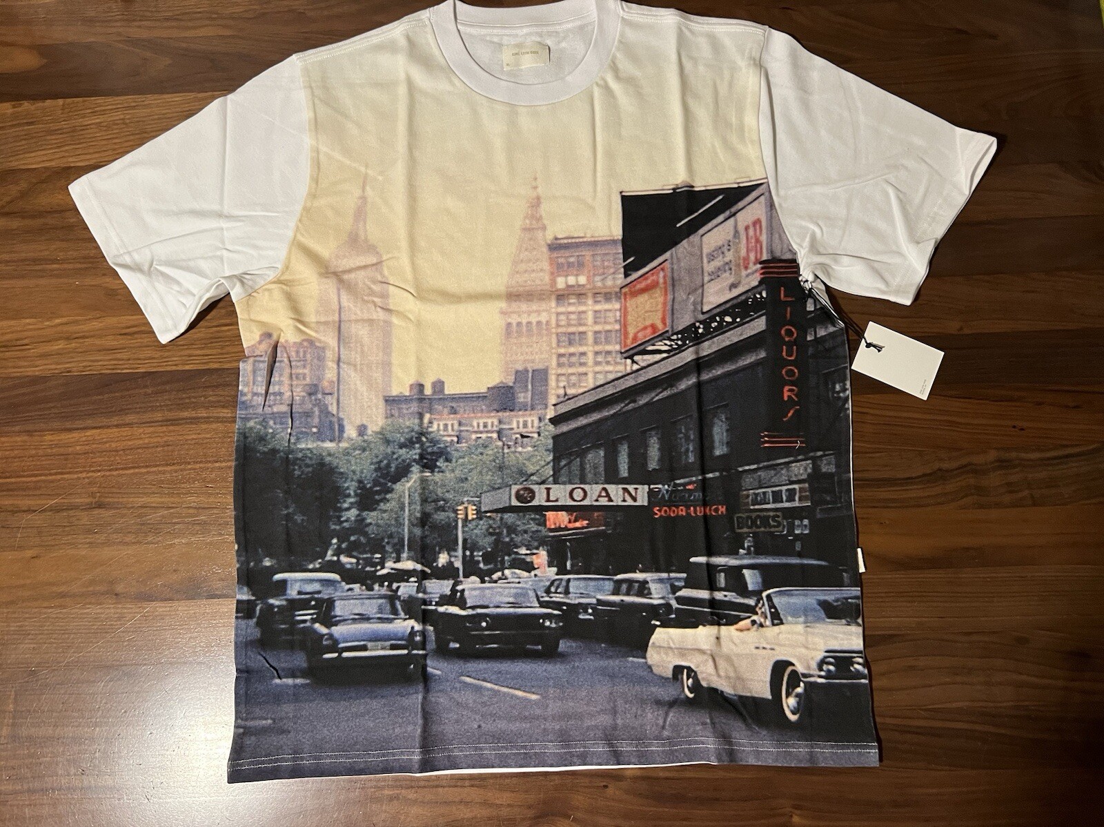 Aime Leon Dore ALD Spring Photo Tee Size XL Retro T-Shirt City Graphic Print gallery