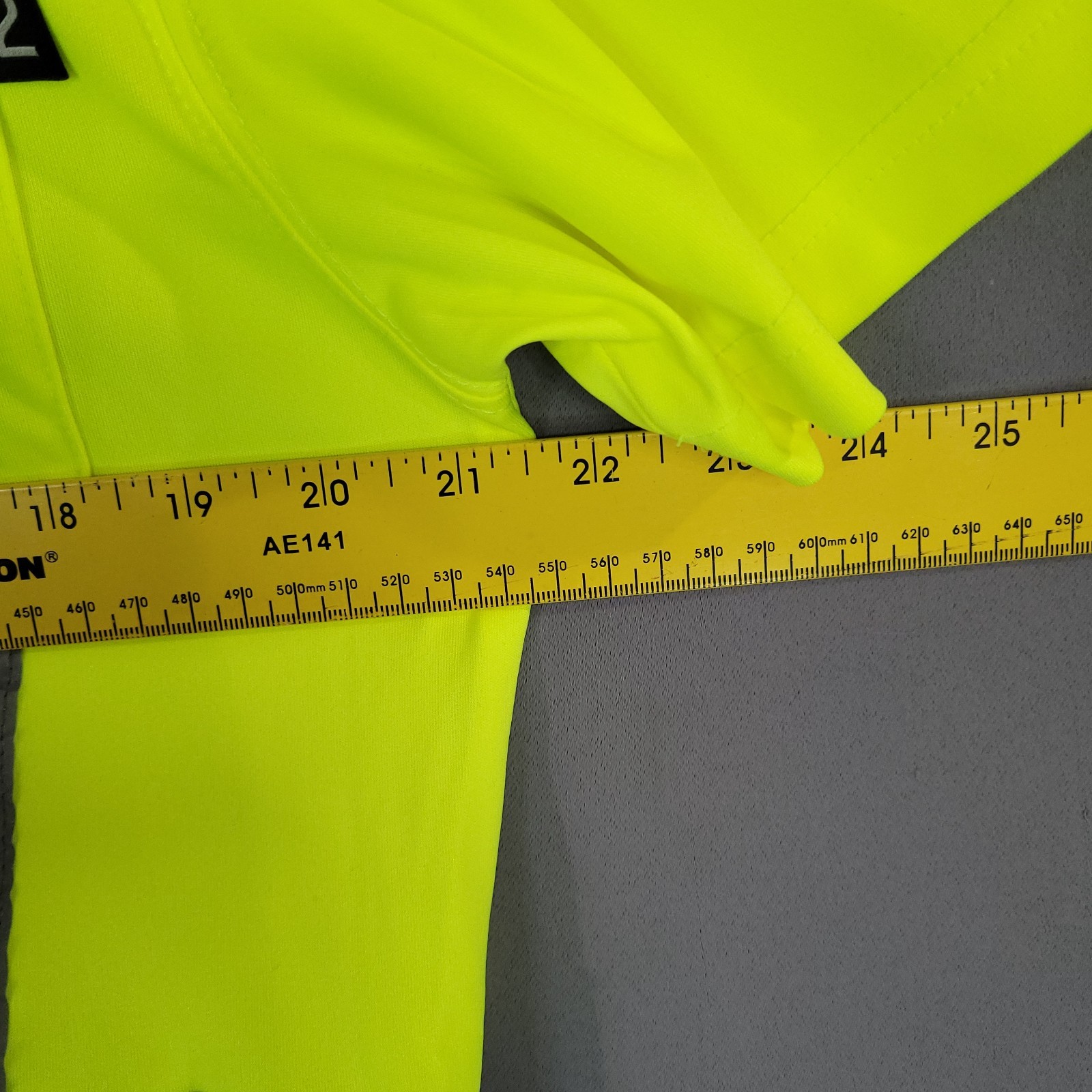 Walls Men’s High Visibility Safety T-Shirt ANSI 2 Yellow Medium Polyester gallery