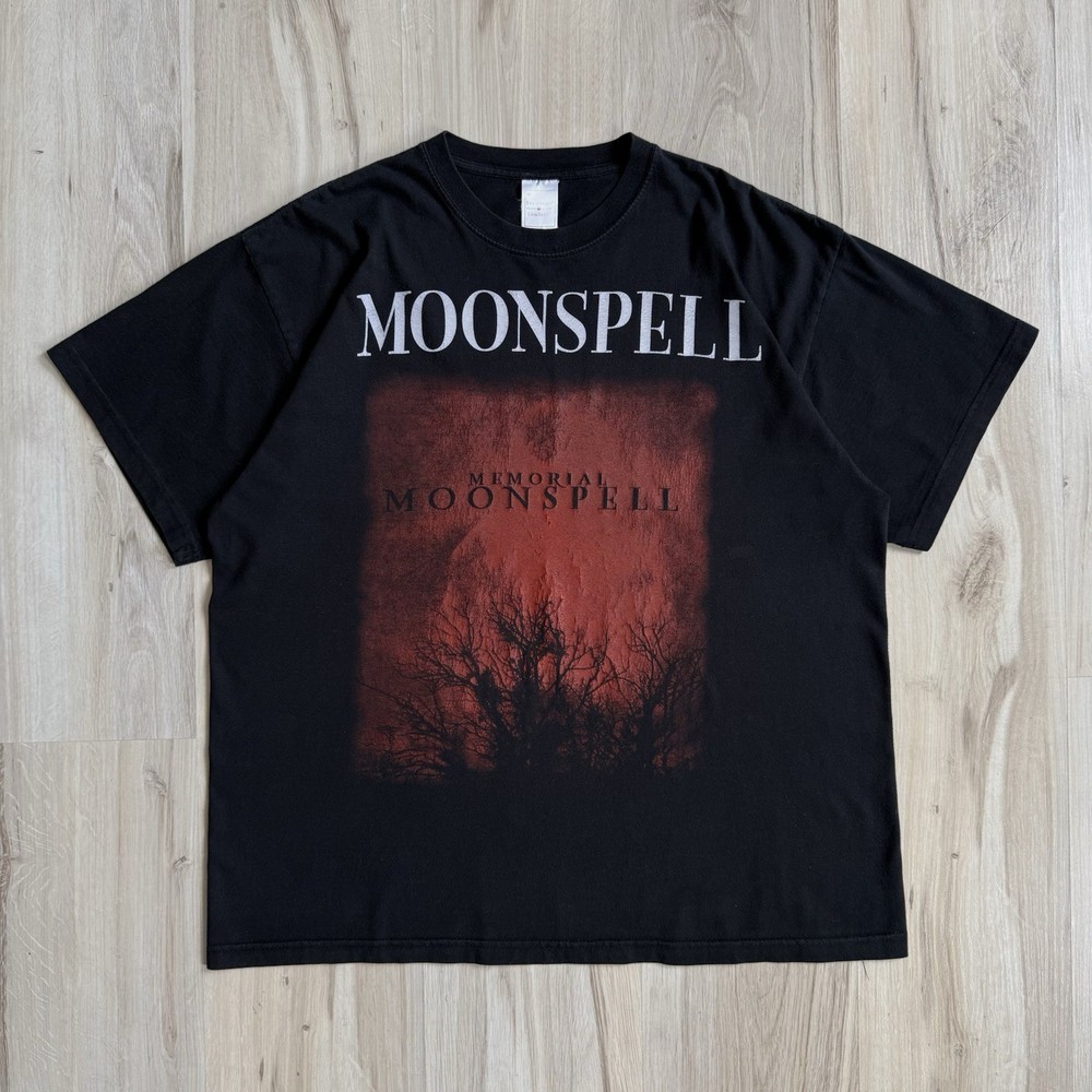 Vintage Moonspell 2006 Memorial 00s gothic black metal band 2000s y2k t shirt XL