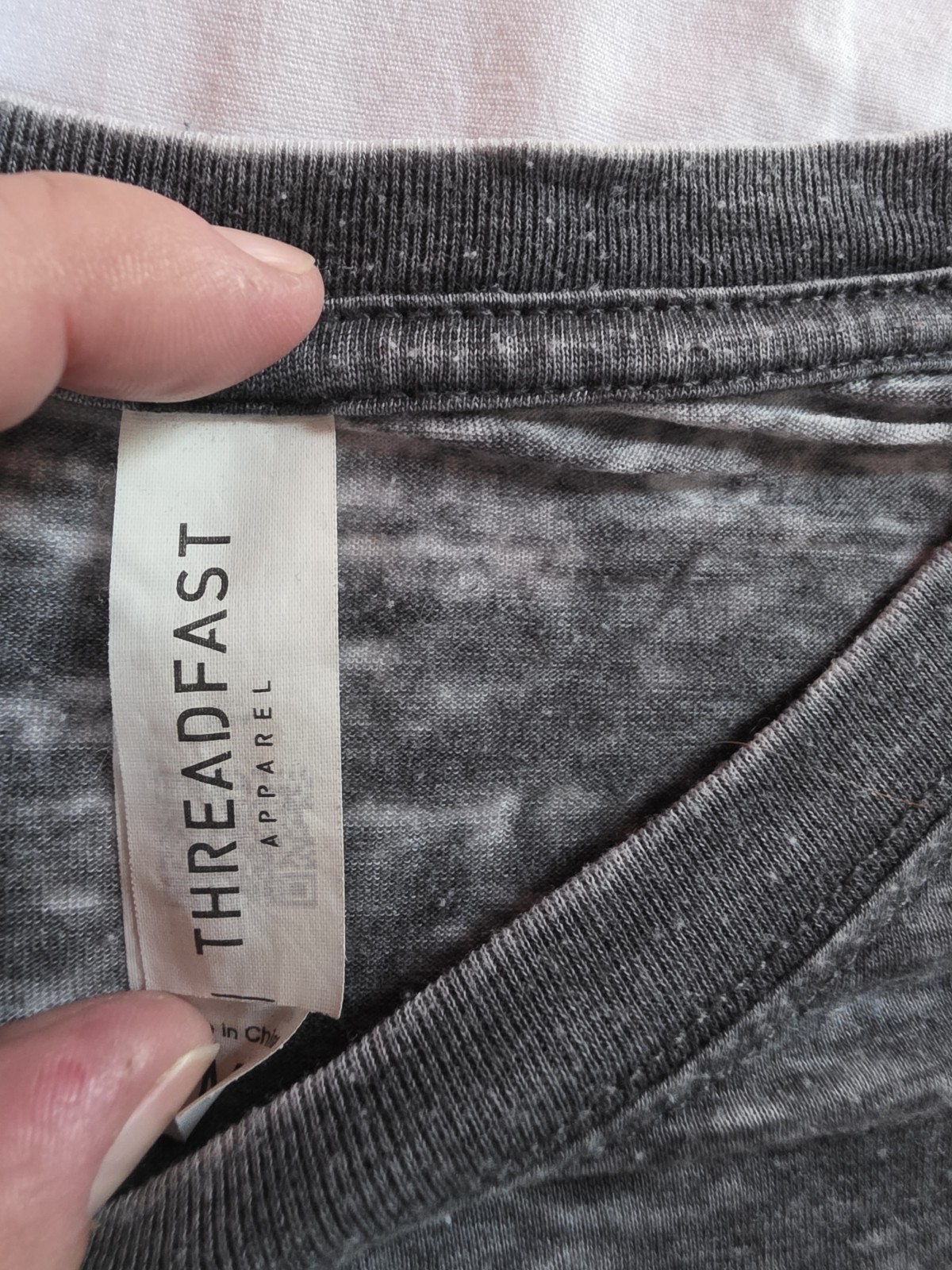 Threadfast Apparel I Love LA Gray T Shirt - Large gallery