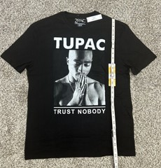 New TUPAC Trust Nobody 2PAC Men’s Black T-shirt Tee Hip-hop Rap Sz 42-44 LARGE