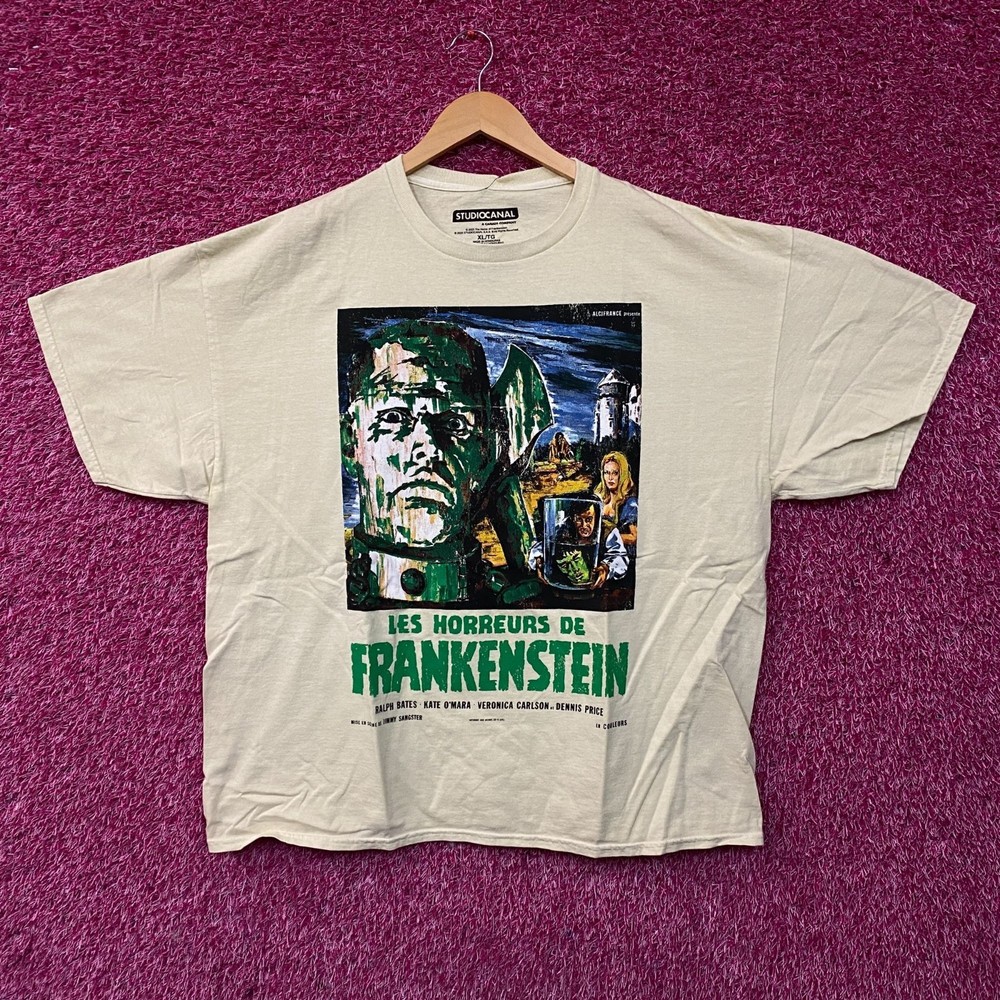 Frankenstein “Les Horreurs De Frankenstein” Horror Graphic T-Shirt XL