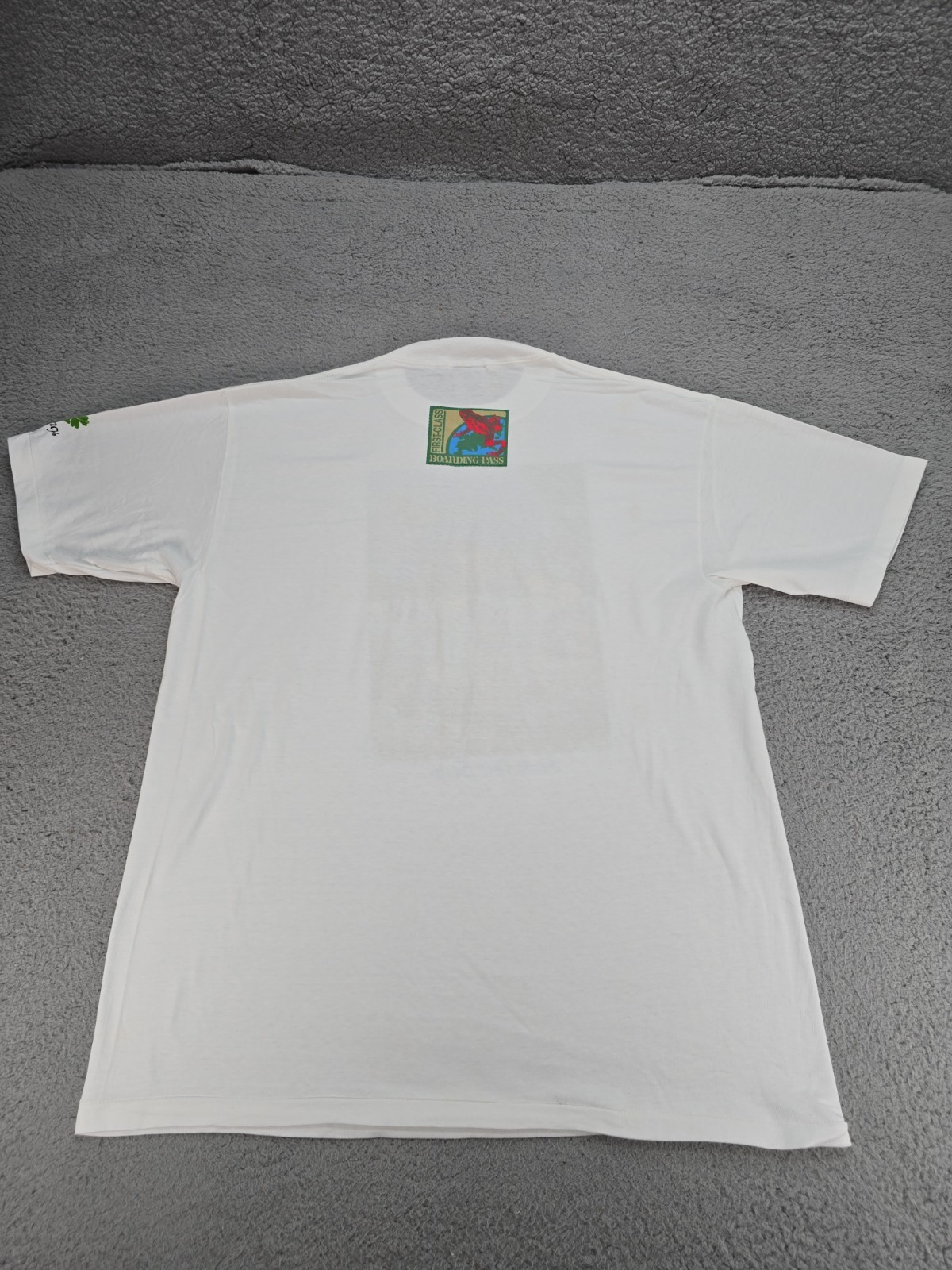 Vintage Nature Shirt Single Stitch Cotton Fish/Coral 1990 Large NOS gallery