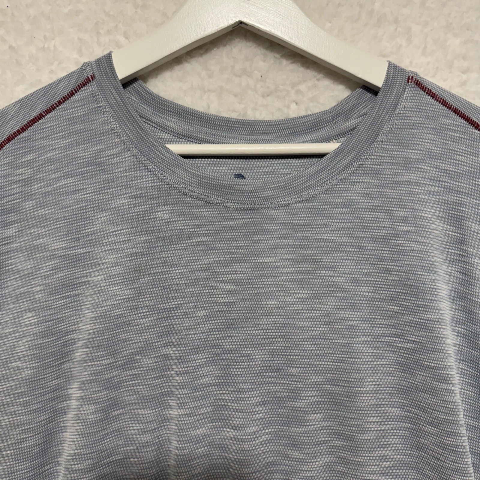 Tommy Bahama Mens XXXL Gray Tencel Lyocell Polyester Short Sleeve T-Shirt 3XL gallery