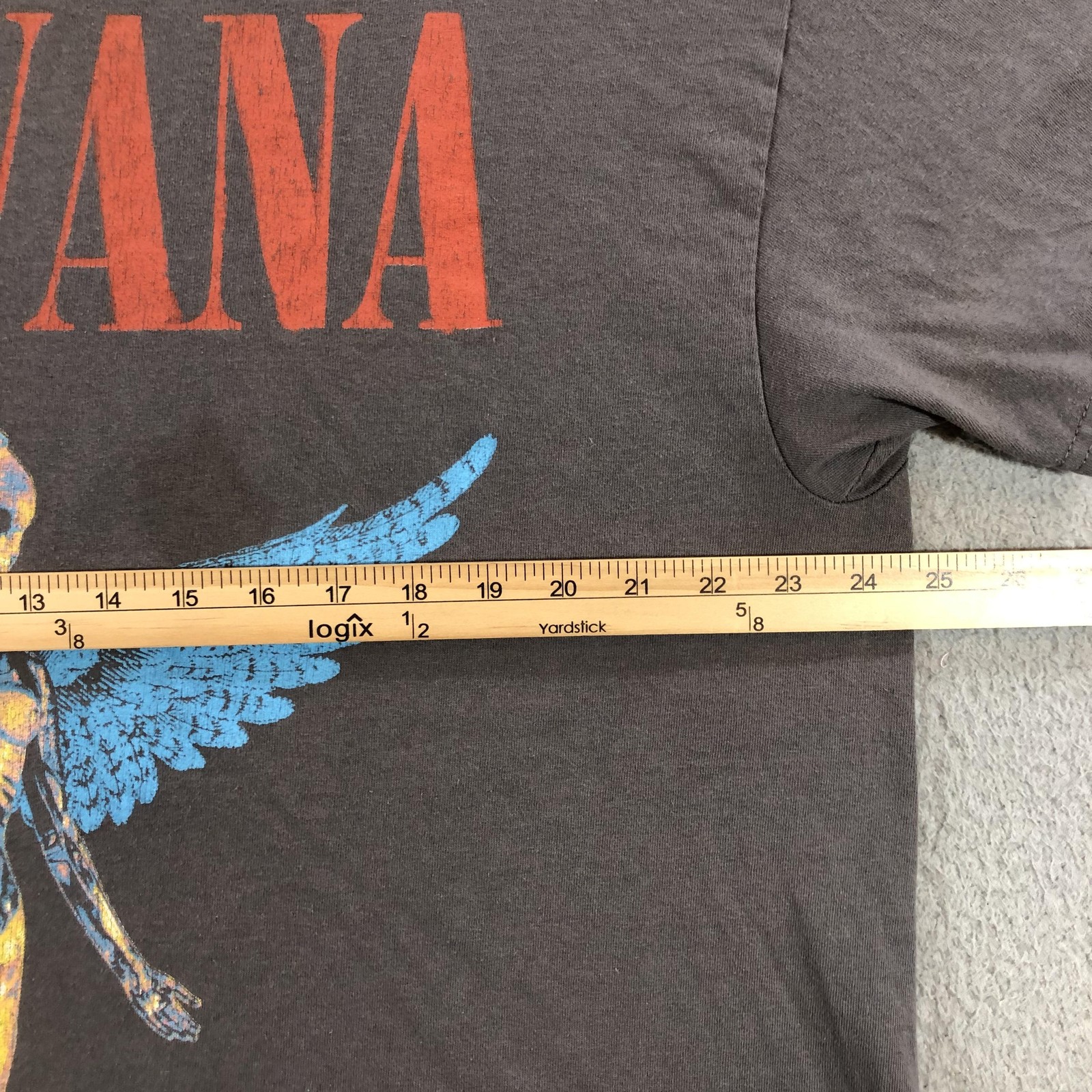 Nirvana Shirt Mens XL Black In Utero Angel Graphic Tee Rock Band Grunge Music gallery