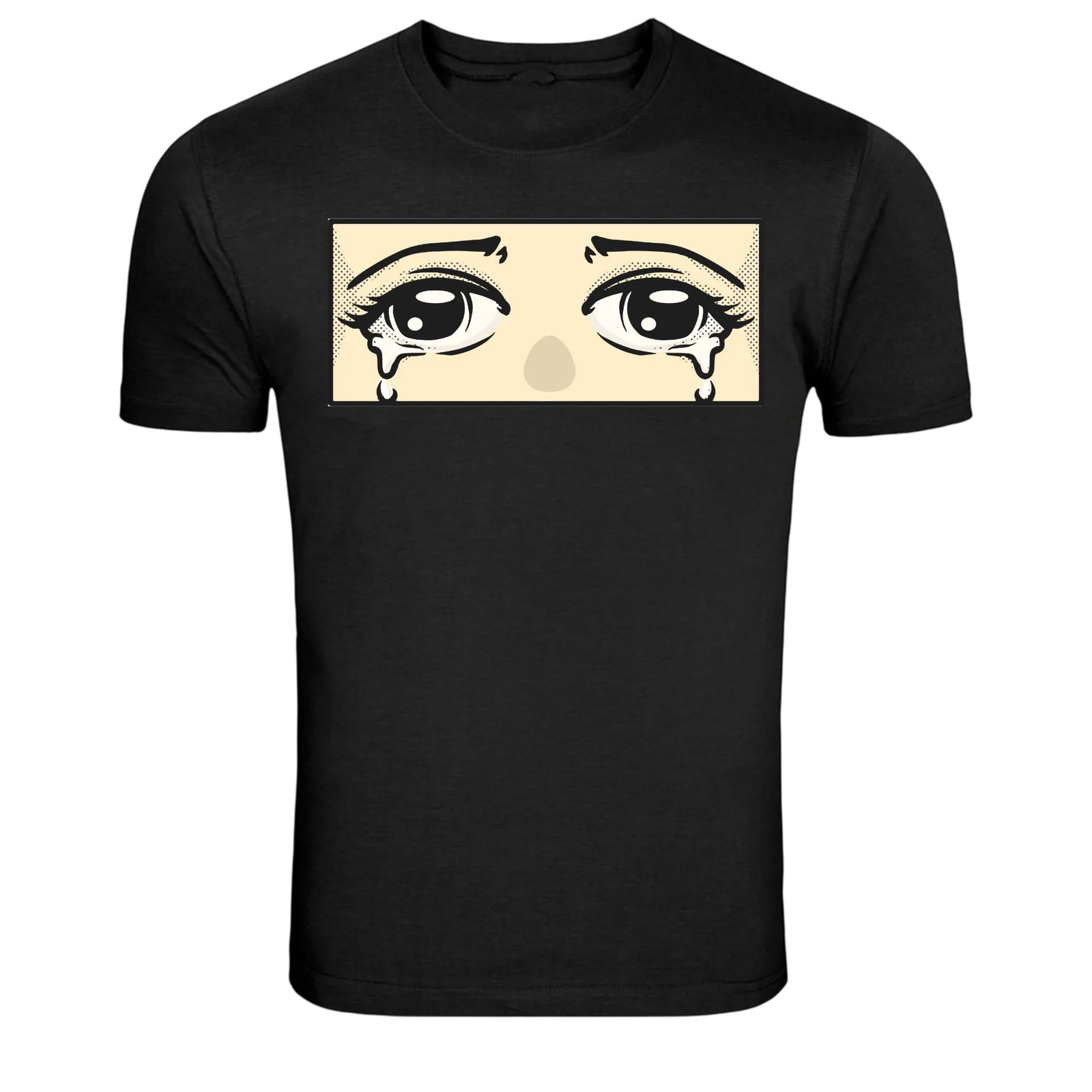 Crying Eyes Pop Art Tears Graphic T-Shirt gallery