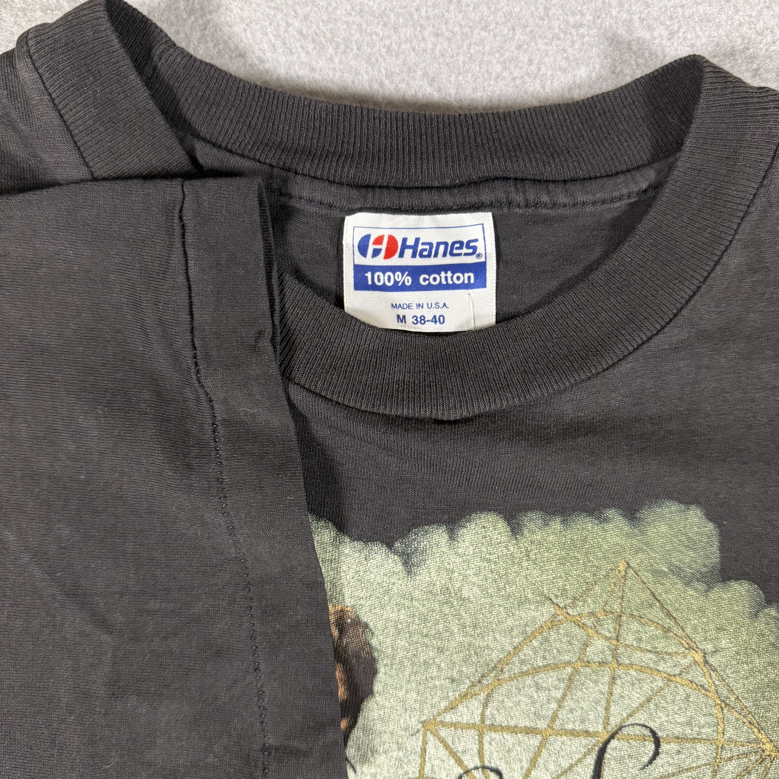 Hanes T-Shirt Men's M Black Sting Soul Cages Tour Band Music gallery