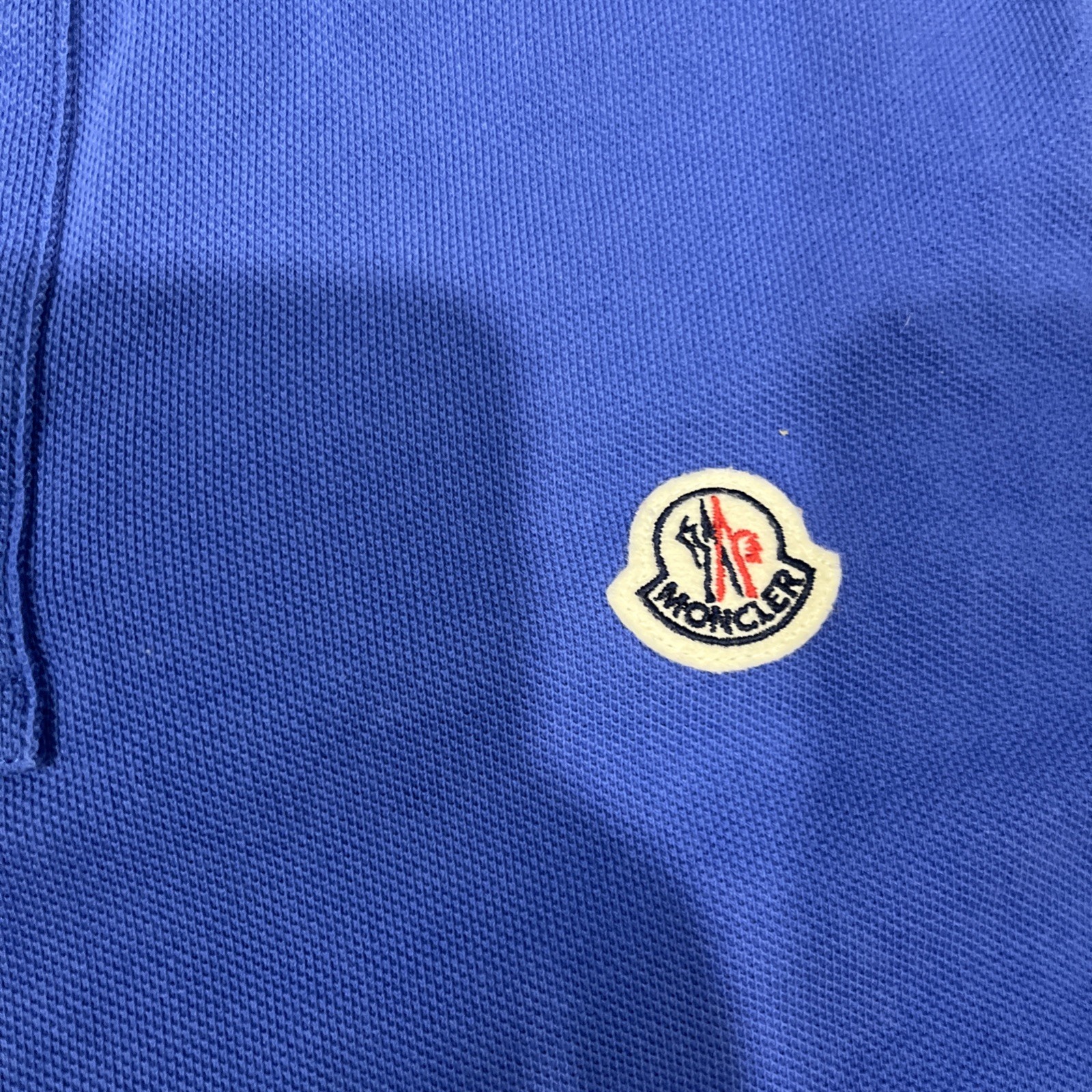 MONCLER Maglia Polo Navy Red White Black Boys Sz XS gallery