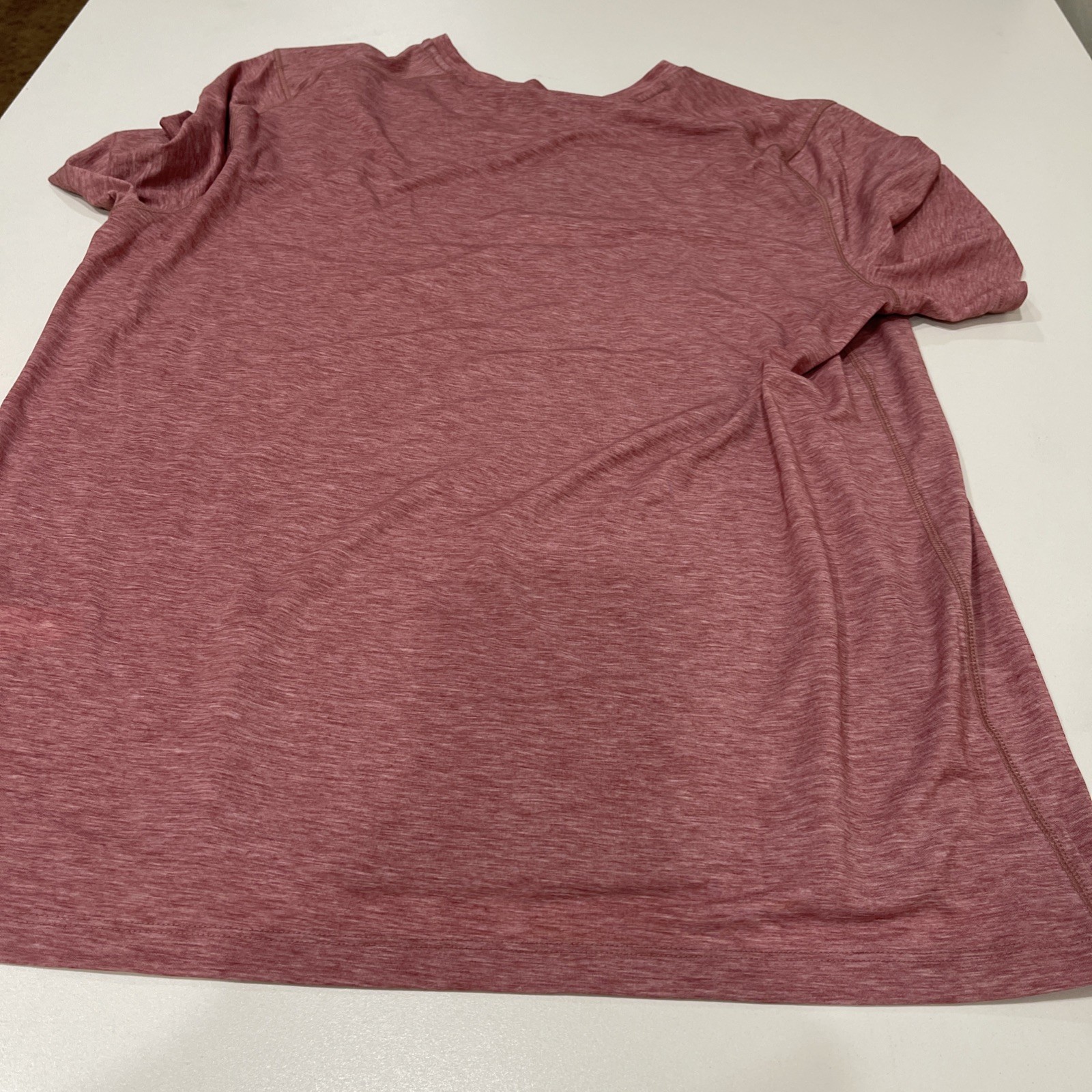 VRST Men’s Icon Short Sleeve Heather Tee Desert Rust L gallery