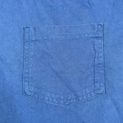 Duluth Trading Co Longtail T Long Sleeve Relaxed Fit Mens 3XL Pocket Tee Blue