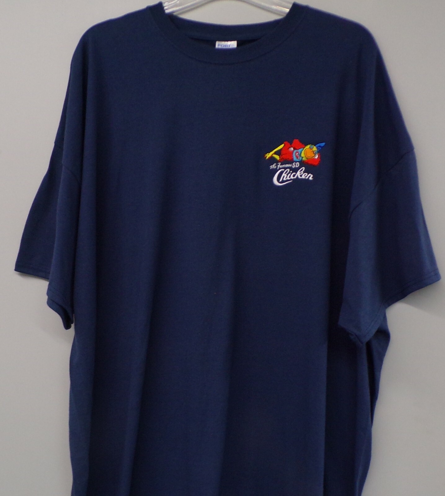 The Famous San Diego Chicken Mascot Embroidered T-Shirt S-6XL, LT-4XLT New gallery
