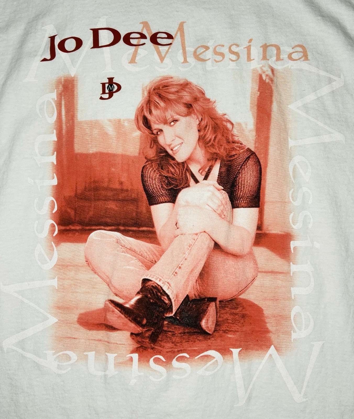 *VTG* Delta Pro Weight Jo Dee Messina 90s Double Sided Tour Shirt USA; XL gallery