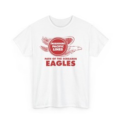 Missouri Pacific Lines Screaming Eagles Railroad Logo Vintage T-Shirt