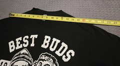 CHEECH & CHONG BEST BUDS STICK TOGETHER TEE SHIRT BLACK SMALL 1978 T SHIRT