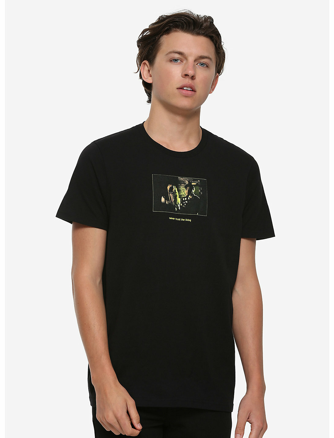 Beetlejuice Mens Maitlands Never Trust The Living T-Shirt NWT XS, S, M, L, 2XL gallery
