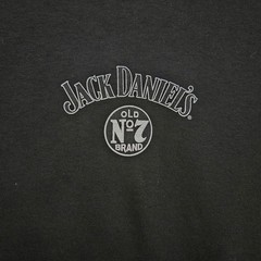 Jack Daniel’s JD Old #7 SS Tee T-Shirt Adult Vintage Black 3XLarge DISPLAY