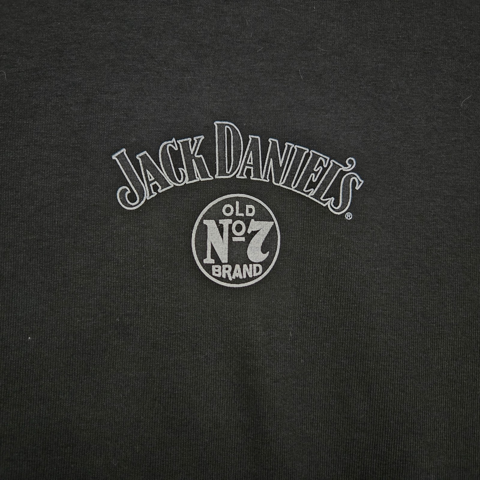 Jack Daniel's JD Old #7 SS Tee T-Shirt Adult Vintage Black 3XLarge DISPLAY gallery