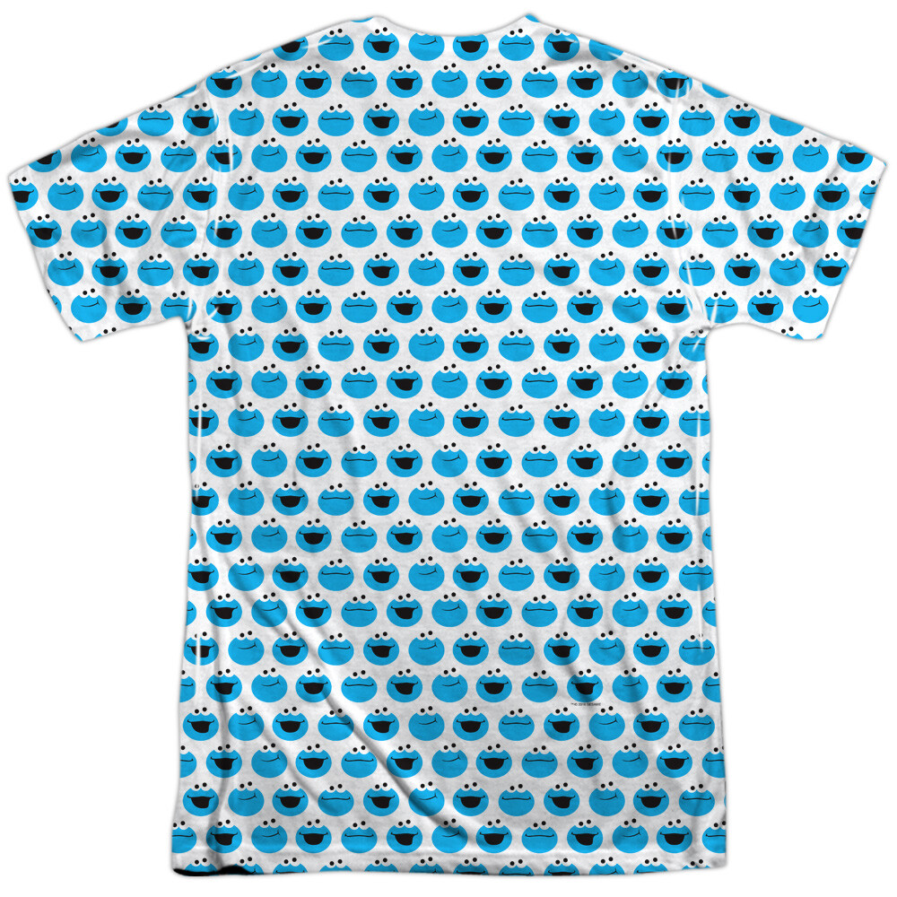 Sesame Street Simple Cookie Pattern Unisex Adult Costume T Shirt, S-3XL gallery