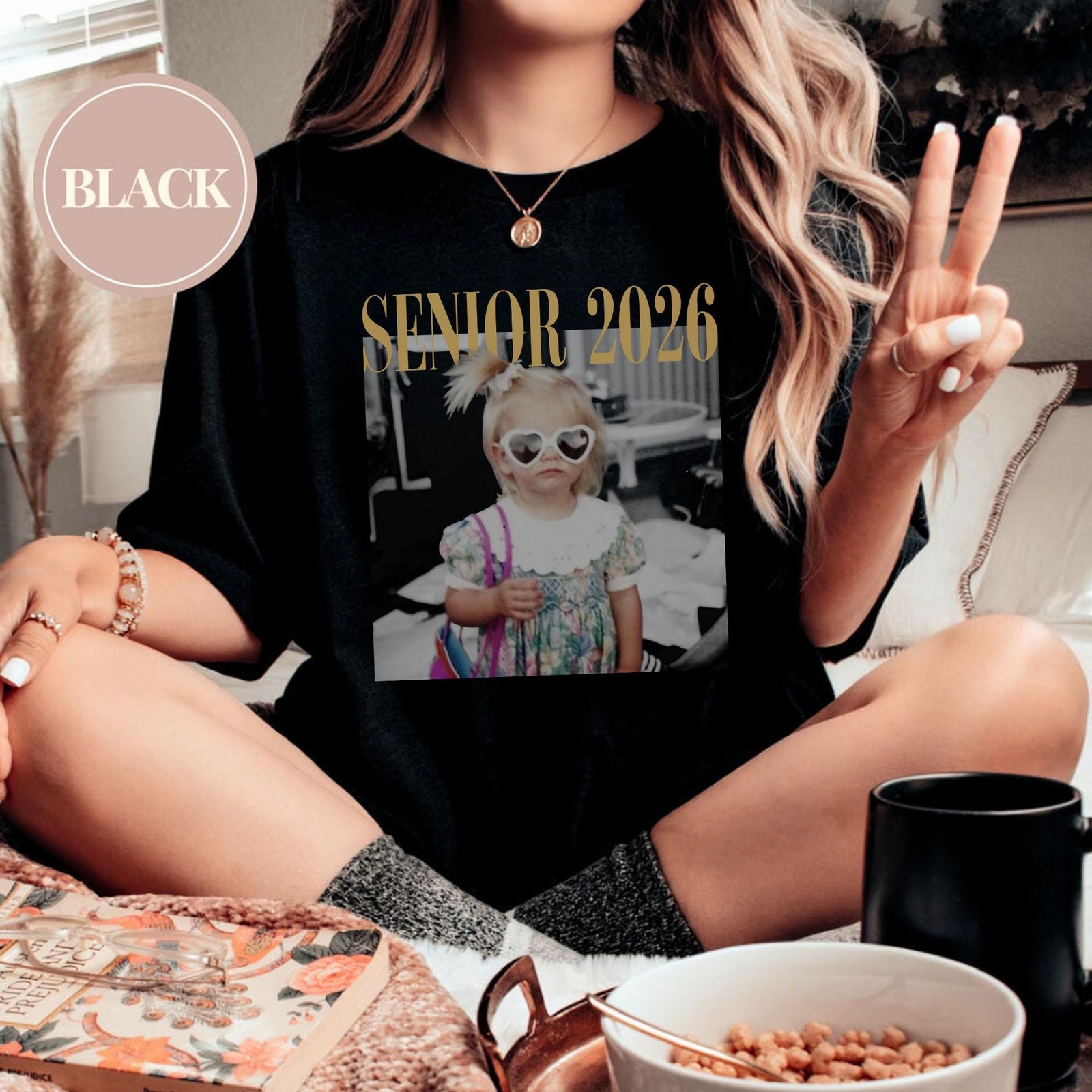 Personalized Senior 2026 Shirt Custom Photo Class of 2026 Graduation Tee gallery