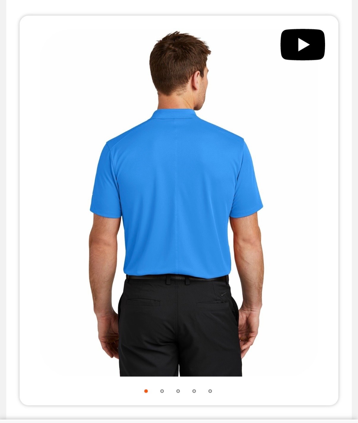Mens Nike Blue Golf Polo gallery