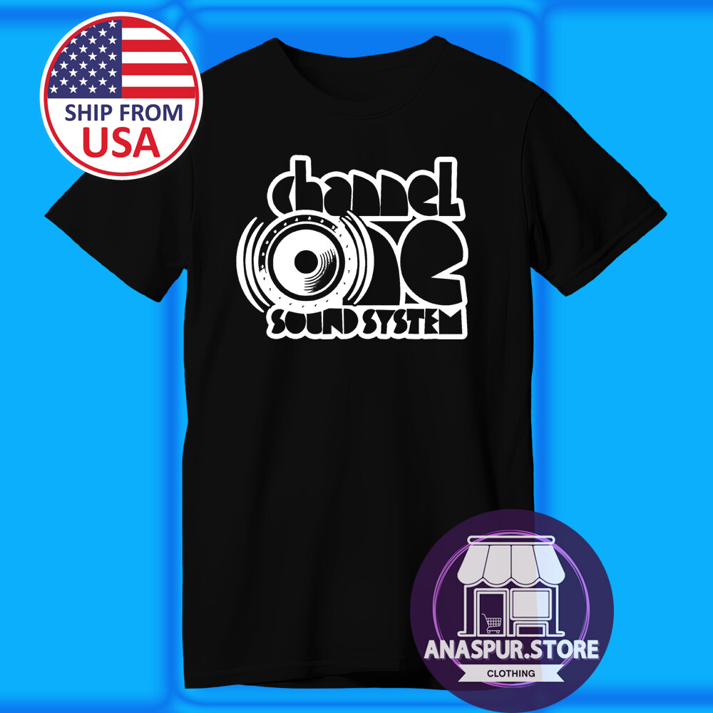 Channel One Sound System Men's Black T-shirt Size S-5XL gallery