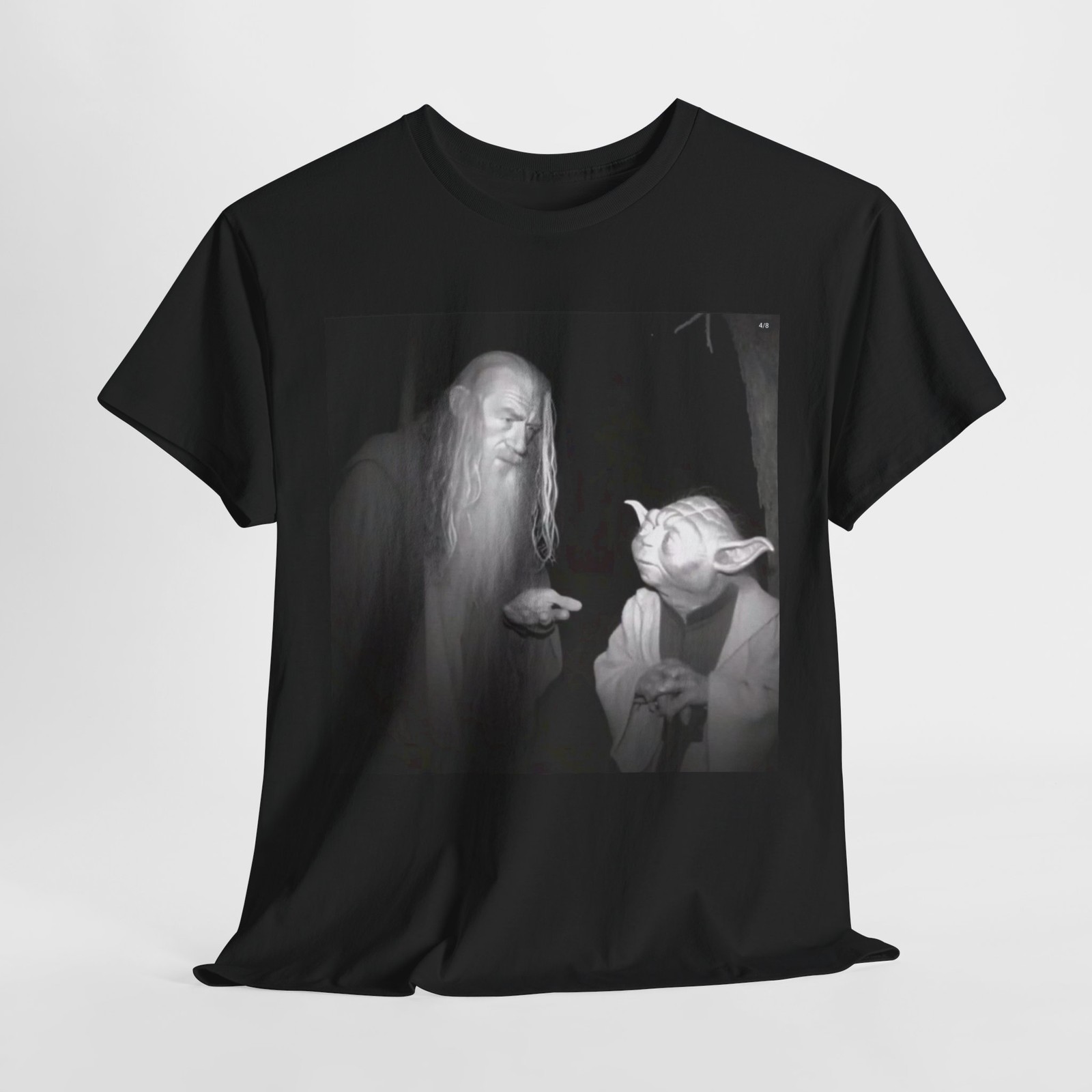 LOTR Gandalf and Yoda Star Wars shirt funny novelty