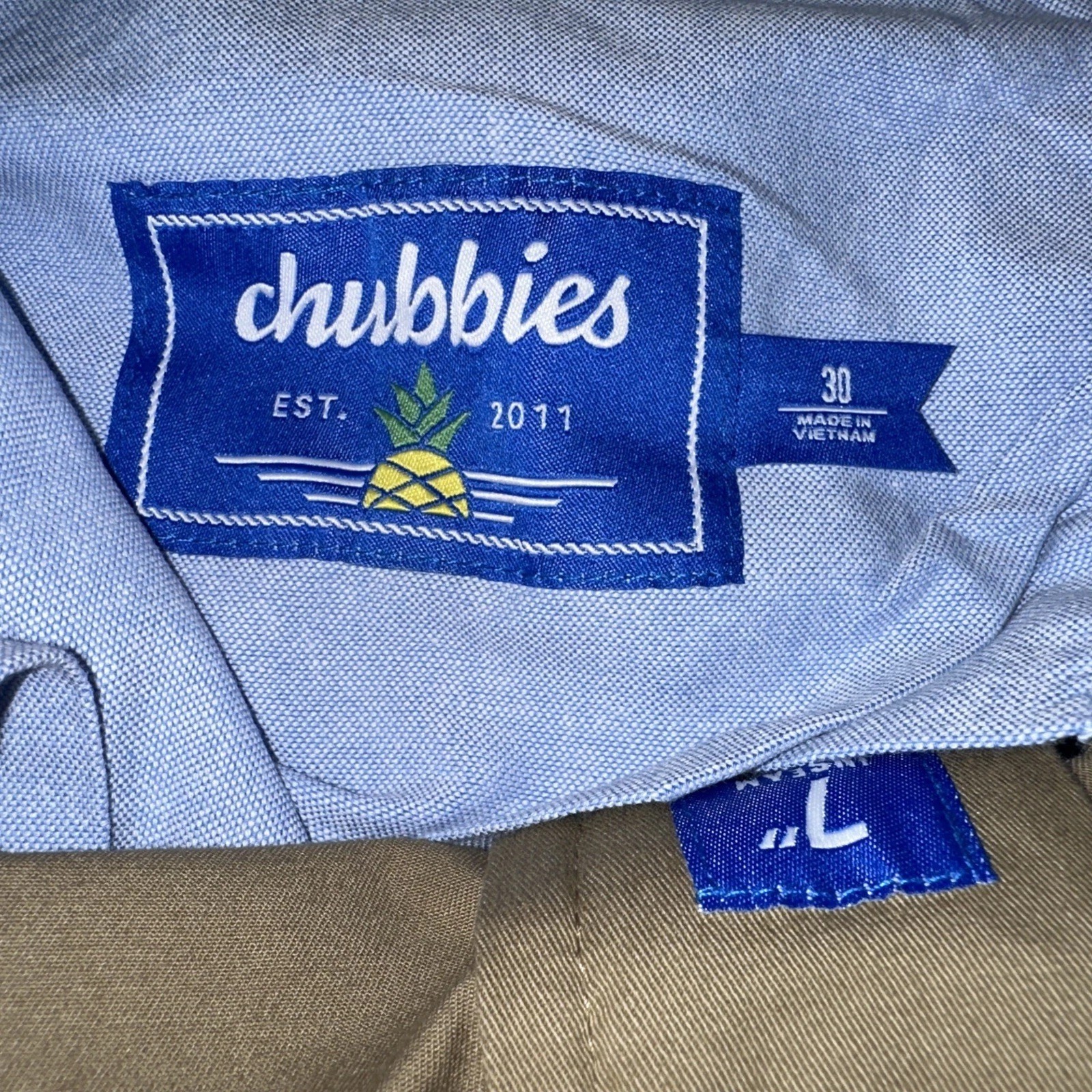 NWT Chubbies The Top Drawer Men’s 30 7” Inseam Flat Front Khaki Shorts $64.50 gallery