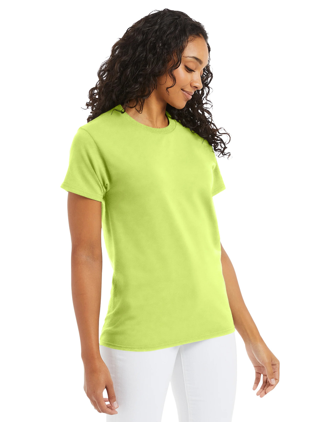 Hanes Mens T-Shirt Short Sleeve ComfortBlend EcoSmart Crewneck Plain Blank S-4XL gallery