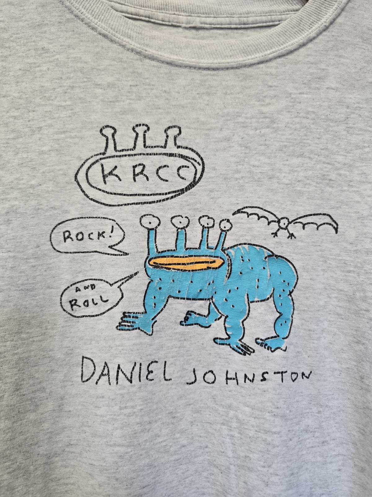 Vintage Daniel Johnston Shirt 00s Sz Small Long Sleeve KRCC Indie Lo-Fi Folk gallery