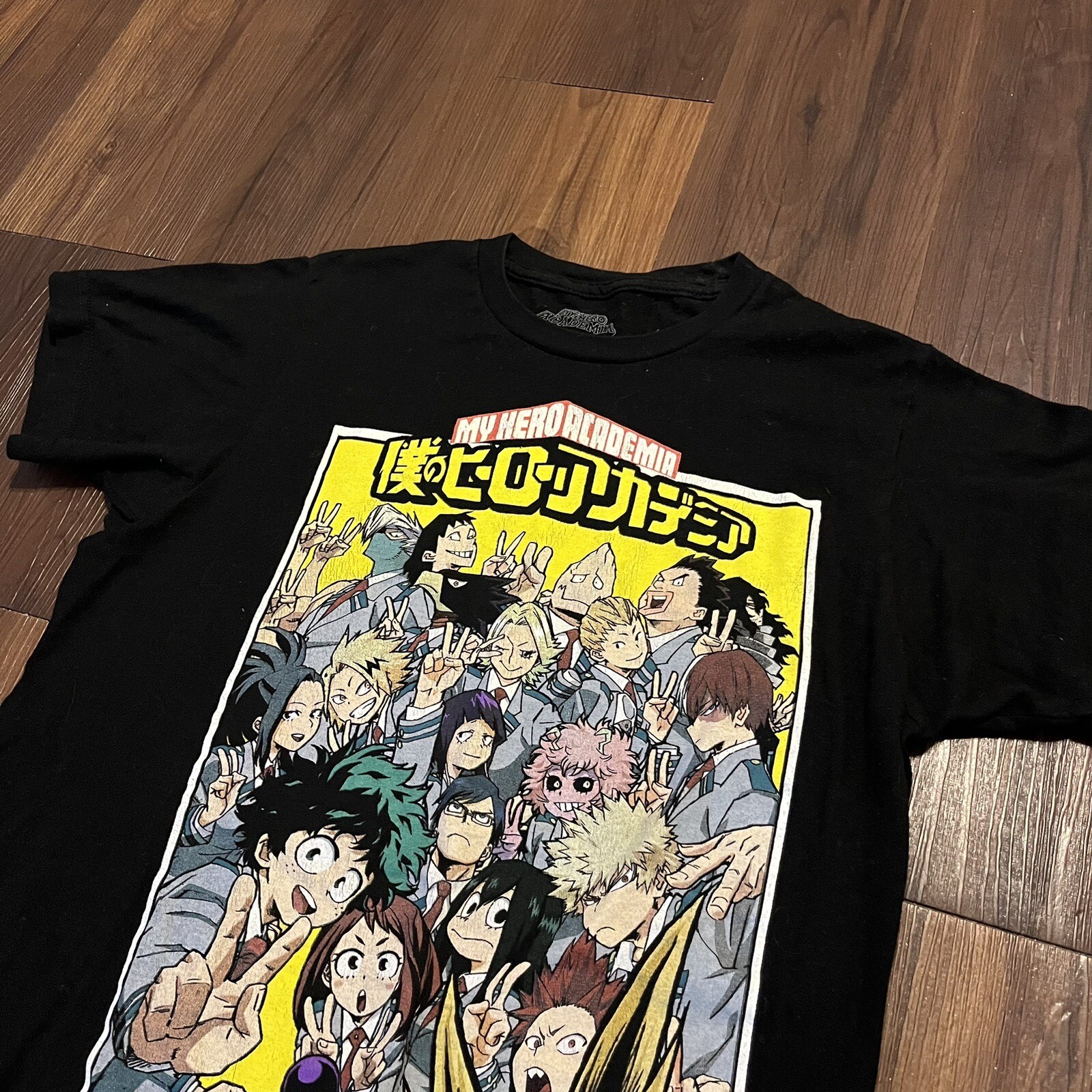My Hero Academia T Shirt Sz Small Anime Japanese Comic Art Graphic Tee Black gallery