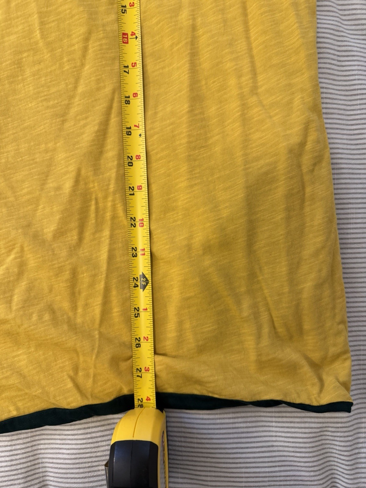 Polo Ralph Lauren Polo Athletic Reversible Heavyweight T Shirt Green Yellow gallery