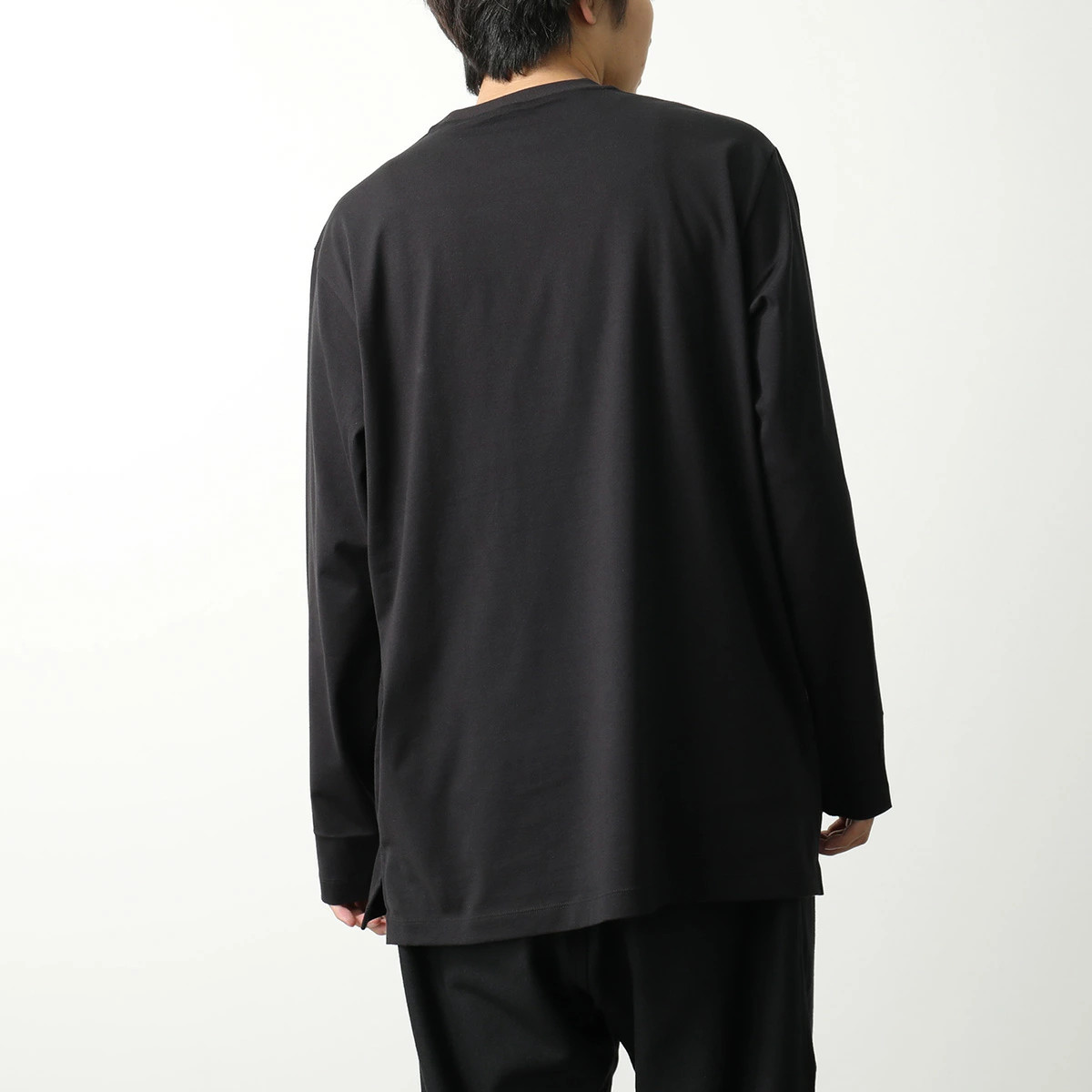 Yohji Yamamoto Y-3 U LS TEE Long Sleeve Tee Men's BLACK S or M or L or XL gallery