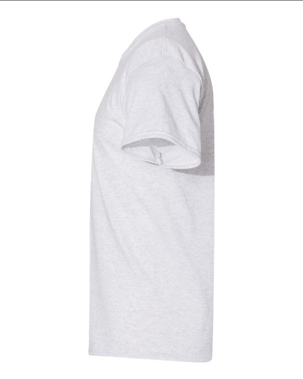 Hanes 5170 5XL EcoSmart Crewneck Short Sleeve Tee Unisex Pit to Pit 31" Ash gallery