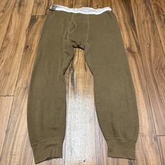 Vtg J.E. Morgan Arctex Thermal Shirt & Bottoms Set Brown USA Made Men’s Large